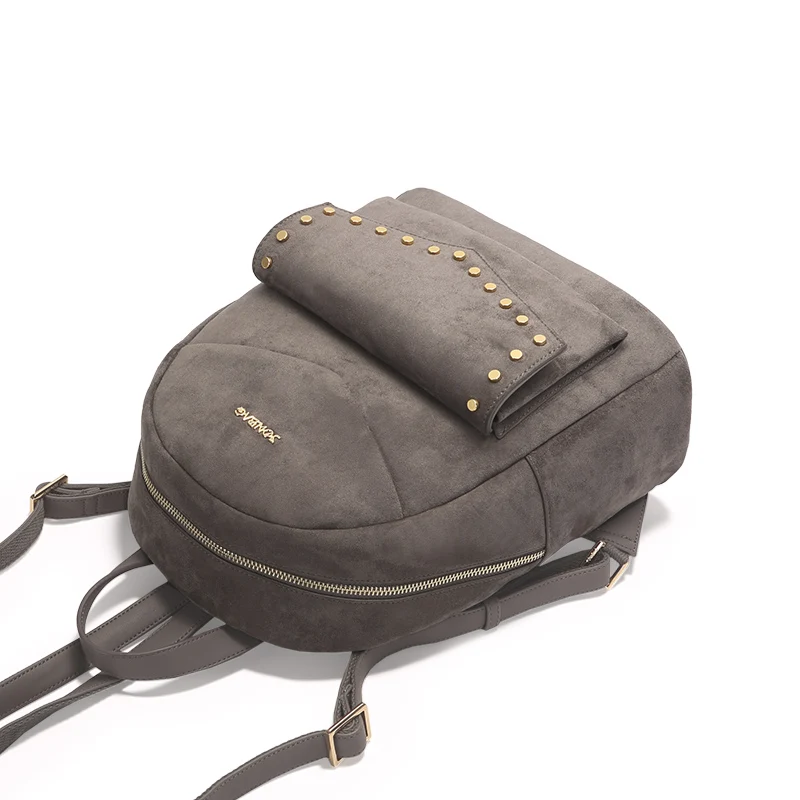 JONBAG отшлифованная двойная сумка на плечо Женская 2019 новый маленький рюкзак