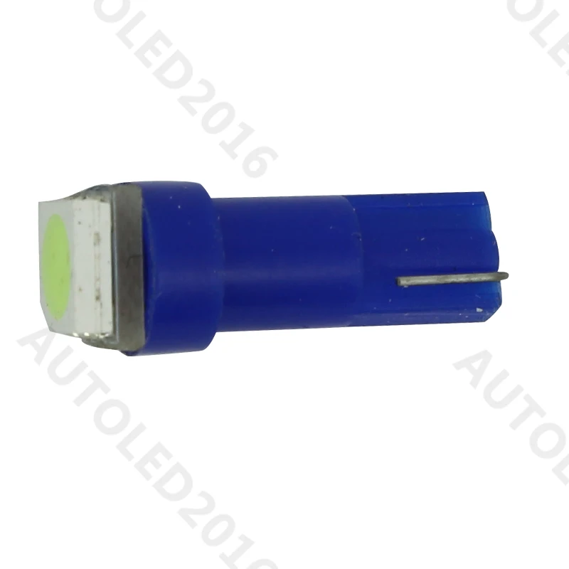 10 шт. T5 74 светодиода 1 SMD 5050 Светодиодный ные лампы супер яркие Ледяные Голубые для