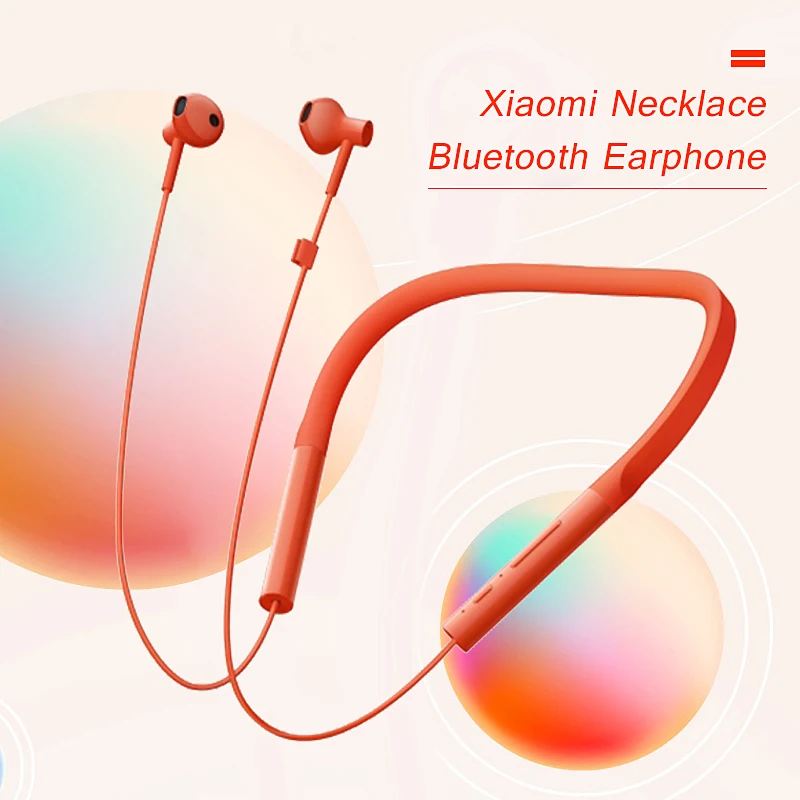 Xiaomi necklace Bluetooth наушники беспроводные Спортивная игровая гарнитура с микрофоном и