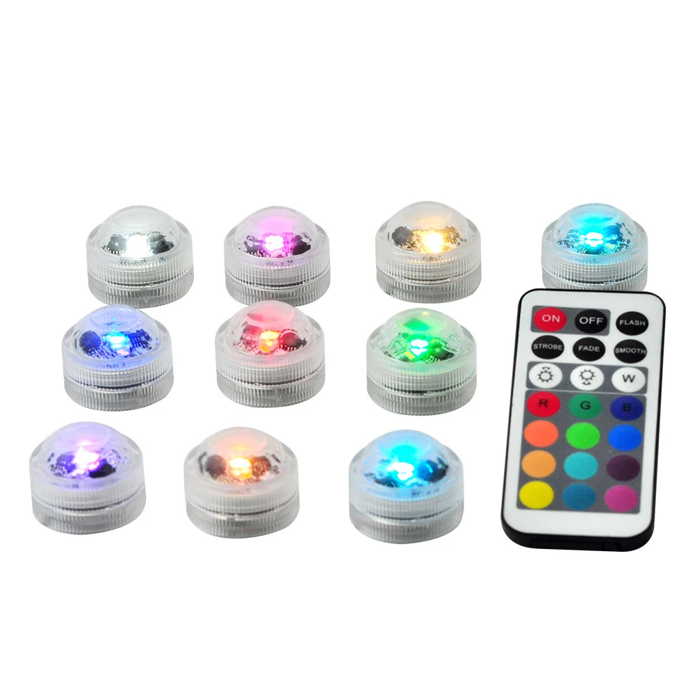 XUNATA 1 шт. RGB светодиодный ПОГРУЖНОЙ водонепроницаемый пульт дистанционного