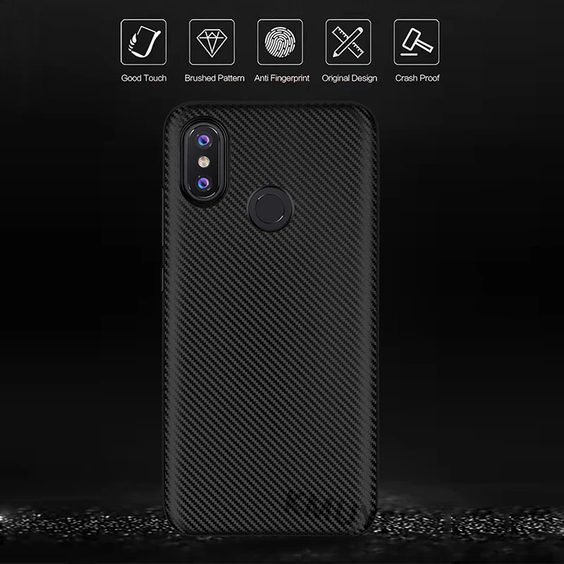 Роскошный чехол из углеродного волокна для Xiaomi Mi 8 A1 A2 Lite 5X 6X Redmi 6A 4A Note 7 6 Pro 5 Plus 5A Prime Note 4X4 Global PocoF1