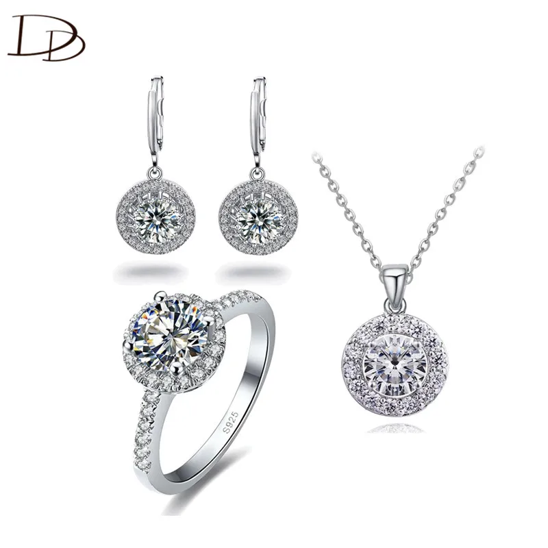 Комплект из колье серёг и кольца серебра 925 пробы|silver jewelry set|sterling silver setjewelry sets |
