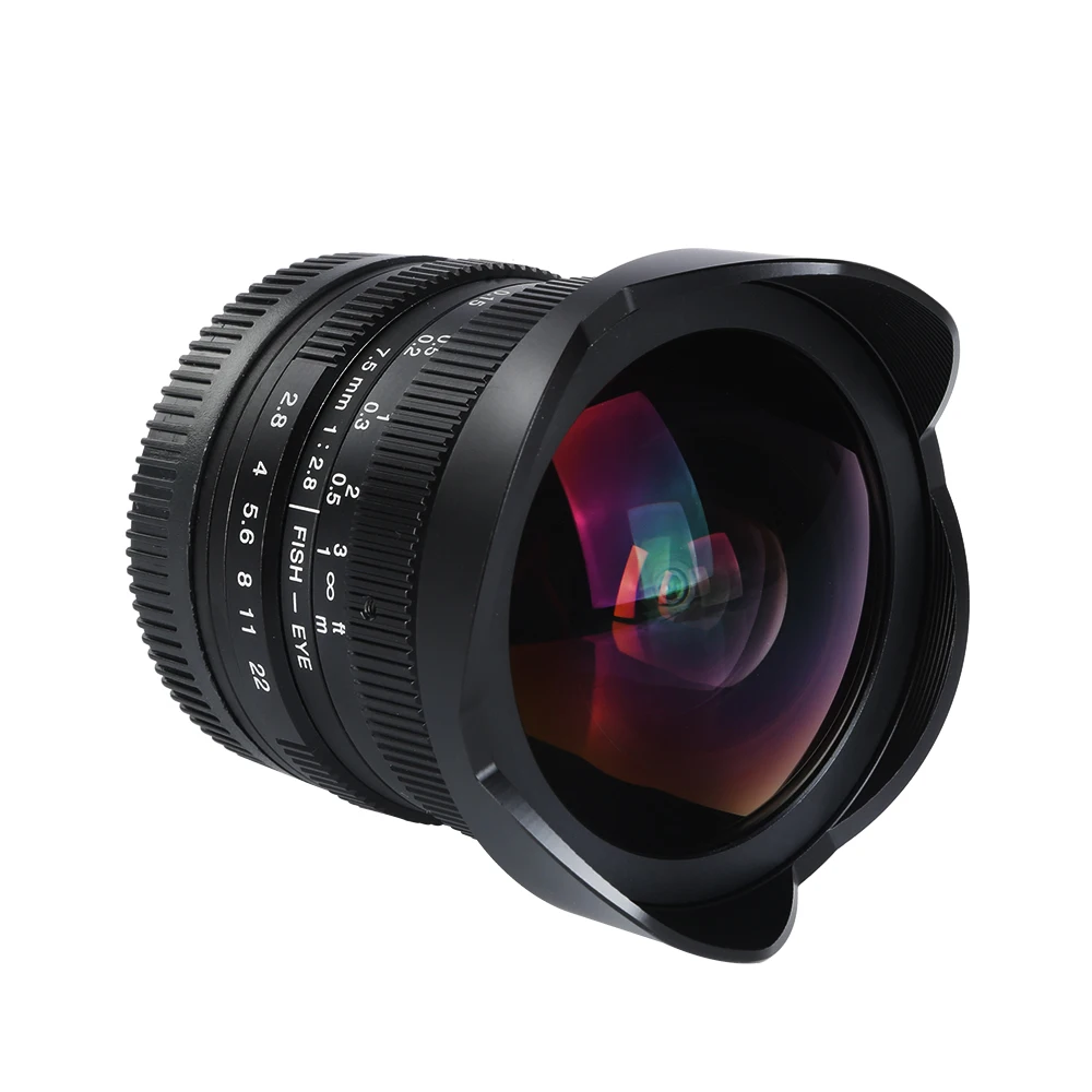 Viltrox 7.5 мм f/2.8 ultra Широкий формат Камера рыбий глаз APS C для макро 4/3 Panasonic gh5 gx8 g7