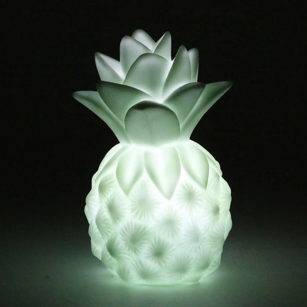 Новинка Светодиодный ночной Светильник apple Pine apple ночной Светильник Портативный настольная лампа силиконовый прикроватный светильник для маленьких детей креативный подарок Украшения в спальню