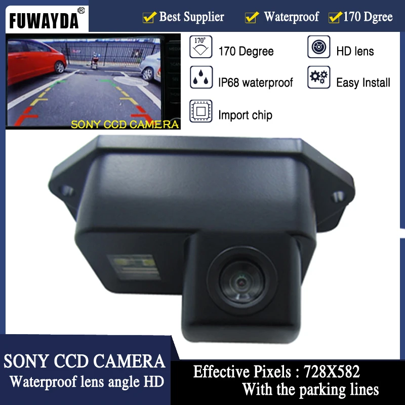 FUWAYDA Бесплатная доставка!! CCD чип датчик специальная автомобильная камера заднего