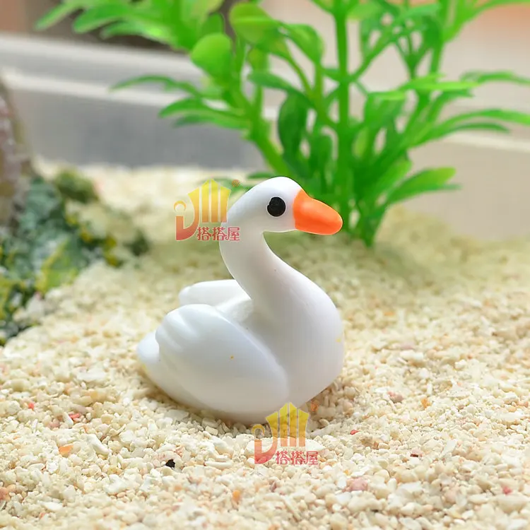 

10 шт./Лот Новое поступление кавайный сплошной Лебедь 27*15 мм смола кавайные Поделки Сделай Сам кукольный домик Рождественская фурнитура для изготовления ювелирных изделий