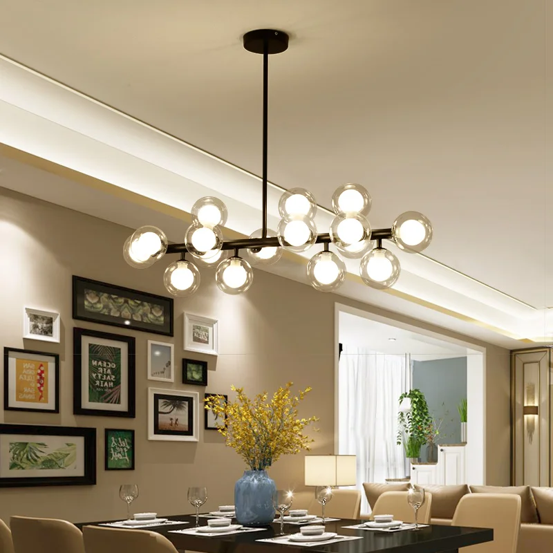Светодиодная Современная черная люстра новинка Lustre Lamparas лампа|wall sconce|light wall