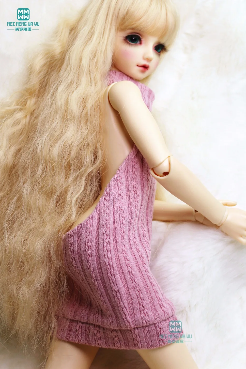 Аксессуары для одежды и кукол BJD подходит 1/3 шарнирных Модный черный шерстяной