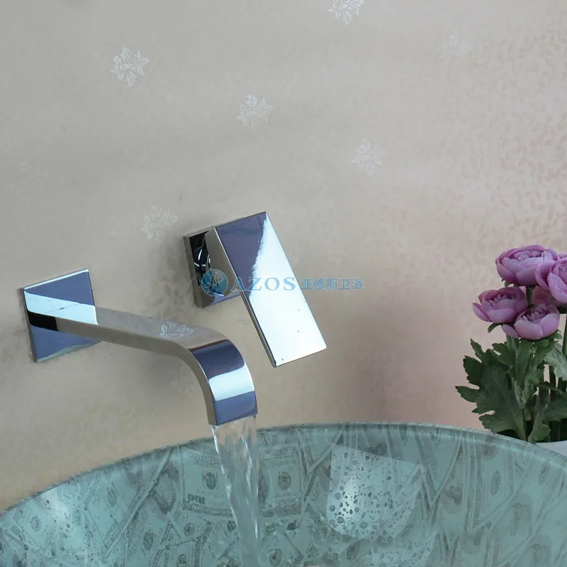 Современный Смеситель для раковины в ванной комнате кран современный настенный
