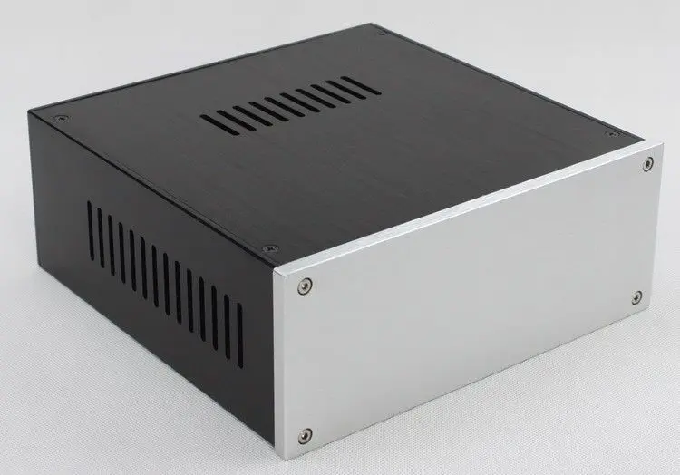 GZLOZONE Алюминий предусилитель корпус Мощность усилитель шасси PSU коробка 220*90*228 мм