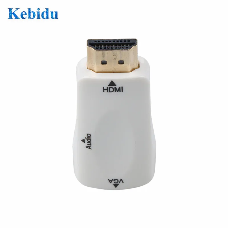 Конвертер Папа мама Kebidu с аудиокабелем для ПК планшета поддержка 1080P HDTV адаптер