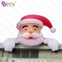 Personalized 5X2.7X3.9 Meters Santa Claus Inflatable / Inflatable Santa Claus Balloon / Santa Outhouse Christmas Inflatable Toys