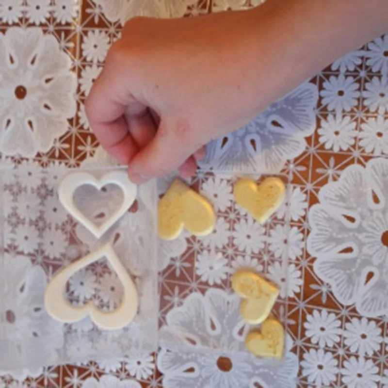 DIY силиконовые формы в форме сердца инструменты для украшения торта moldes de silicona para
