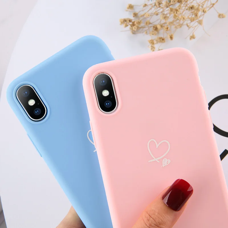 Чехол USLION для iPhone X XS XR Xs Max 6 6s 7 8 Plus 5 SE простой мягкий ТПУ чехол на заднюю панель