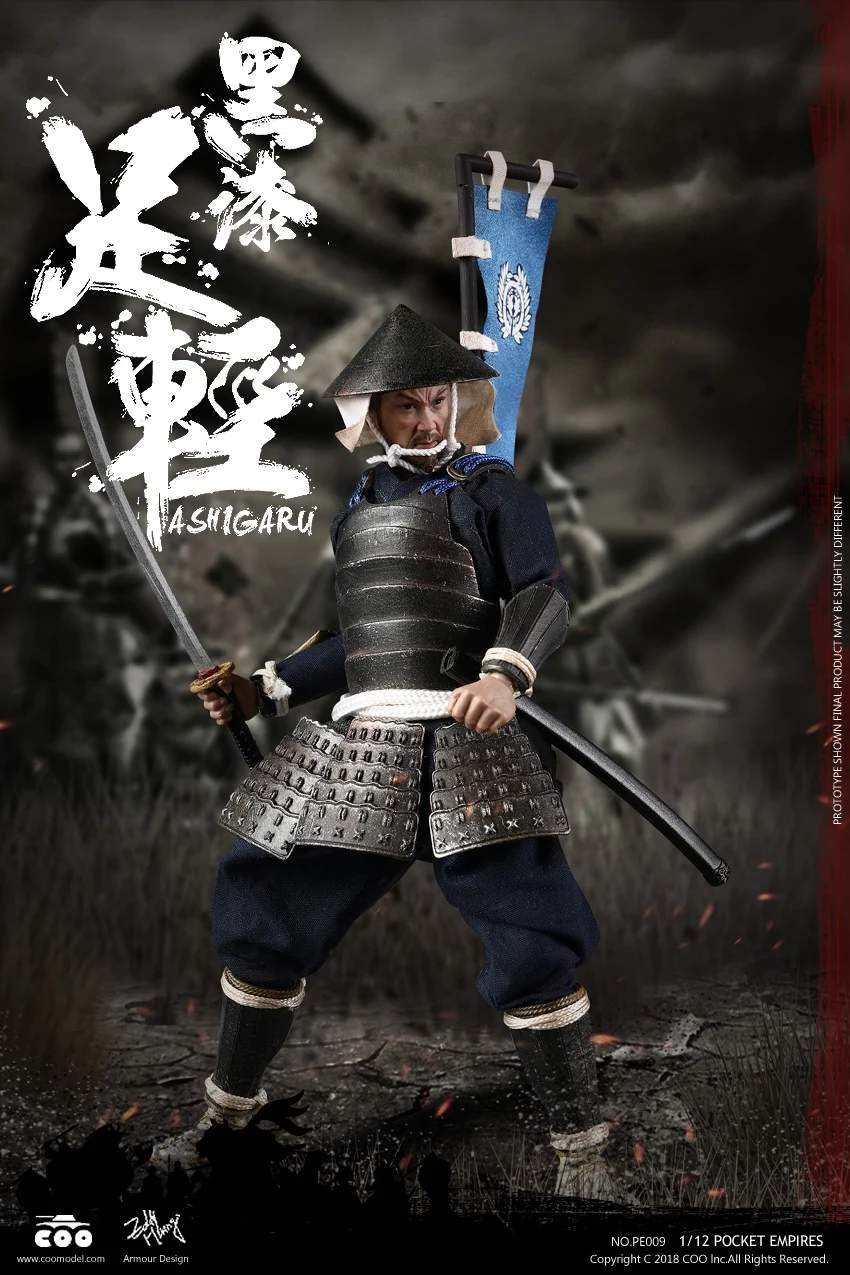 Coomodels 1/12 Ashigaru PE008 обычная коллекция Ver PE009 фигурка для любителей праздника