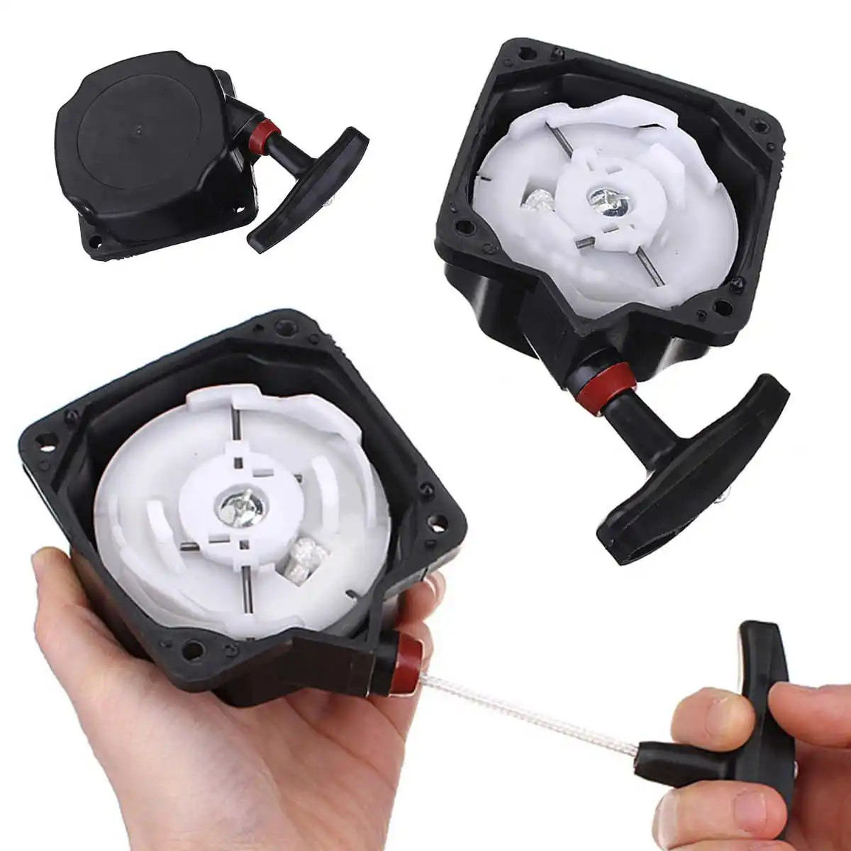 

Universal Pullstart Recoil Pull Starter Brush Cutter Strimmer Start Black New