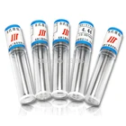 Цилиндрический штырьковый Калибр 10 шт.лот, гладкий штыревой калибр, отверстие 0,5-5,99 мм, шаг 0,01 мм, штыревой калибр, измерительный инструмент