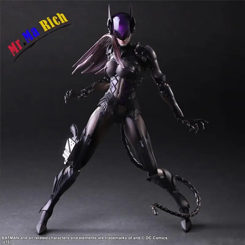 Playarts Kai Catwoman Селина Кайл Бэтмен Фигурка Brinquedos ПВХ фигурка Коллекционная модель