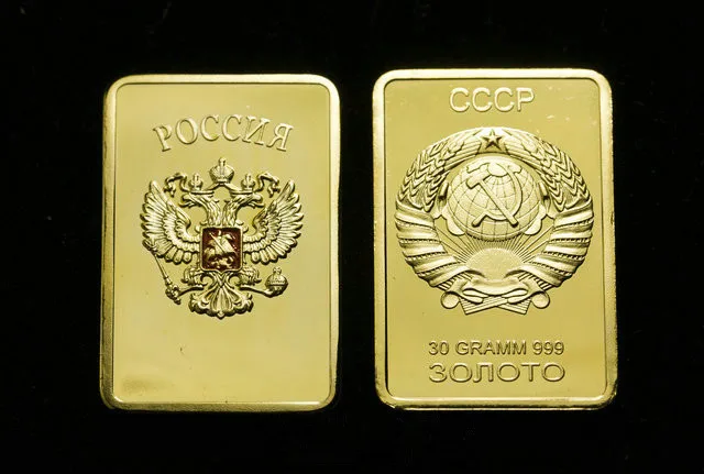 Бесплатная доставка CCCP Советский Союз Национальная эмблема позолоченный тетрис