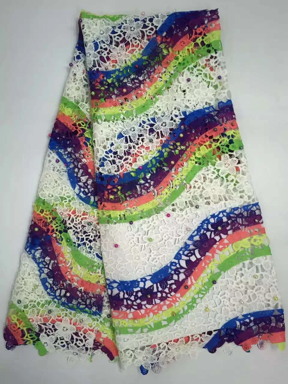 Африканские бусины CW2032 шнур из гипюра швейцарская кружевная ткань для платьев