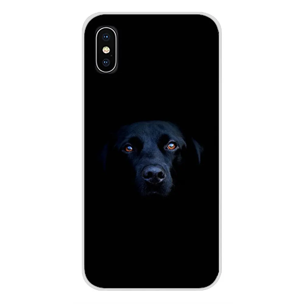 TPU чехол hello pretty Black Labrador для Apple iPhone X XR XS MAX 4 4S 5 5S 5C SE 6 6S 7 8 Plus ipod touch 5 6