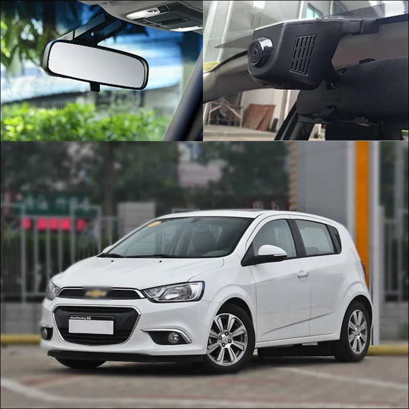 BigBigRoad For Chevy Aveo 2 Hatchback APP Control Car Wifi Camera Video Recorder FHD 1080P Car DVR Night Vision