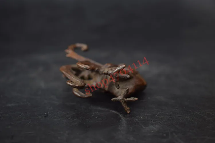 

Solid pure purple copper, small cock ornaments(2#), tea ceremony decorations, microsculpture art collections