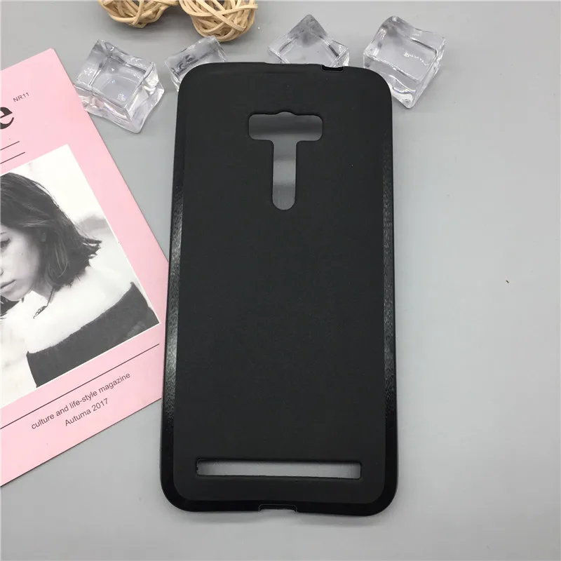 ТПУ чехол для телефона, чехлы для ASUS ZenFone Selfie ZD551KL Z00UD Z00UDB, Матовая Мягкая силиконовая задняя крышка, чехол s Capa Funda Para - Цвет: G01 Black