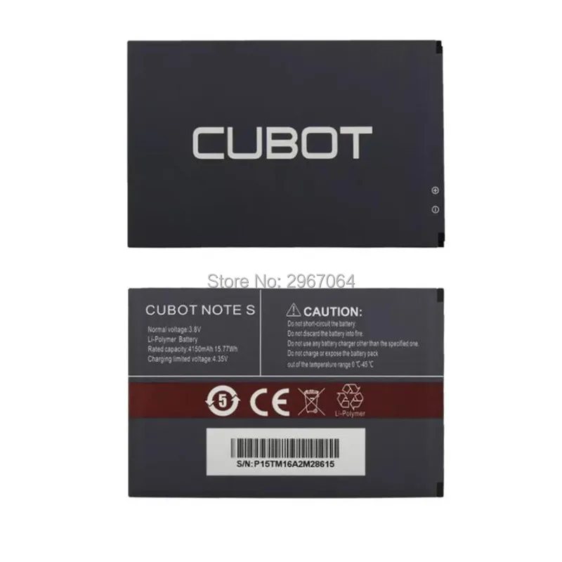 Аккумулятор на мобильный телефон CUBOT NOTE S аккумулятор 4150 мАч оригинальные