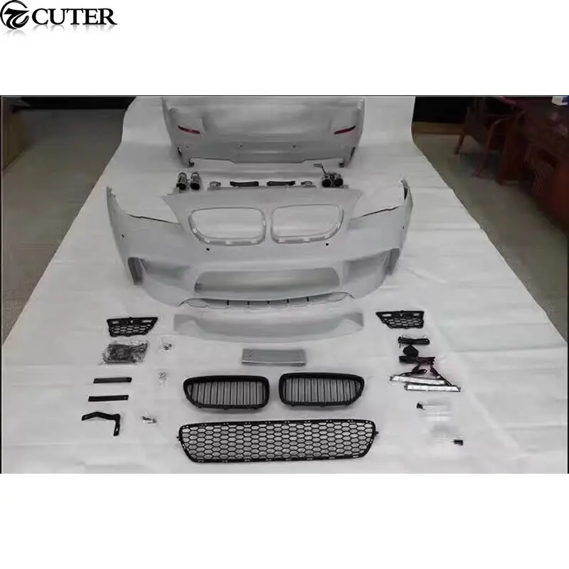Неокрашенный Комплект кузова автомобиля из ПУ серии F10 F18 5 передний бампер задний