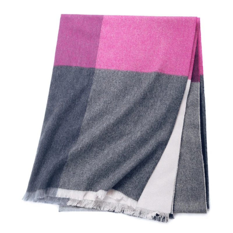 Шарф из кашемира пашмины теплые разноцветные женские мягкие шали шарфы