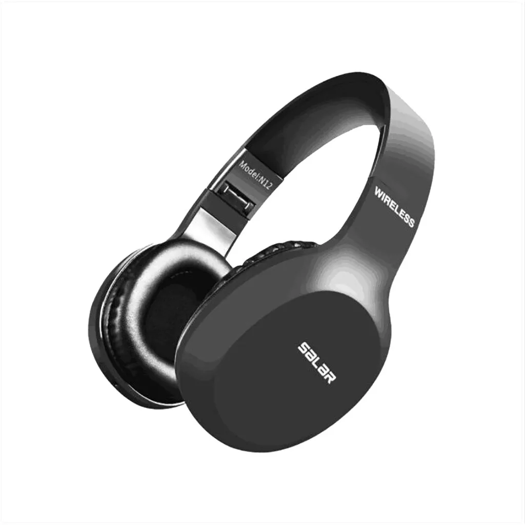 VOBERRY Salar N12 стерео бас пистолет Складная Беспроводная Bluetooth гарнитура игра с