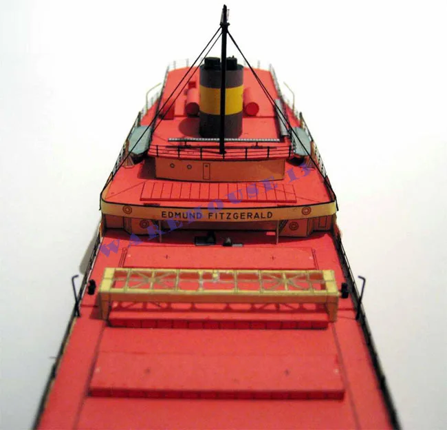 Новый 2016 бумажная модель контейнеровоз сша великих озер руды балкер эдмунд