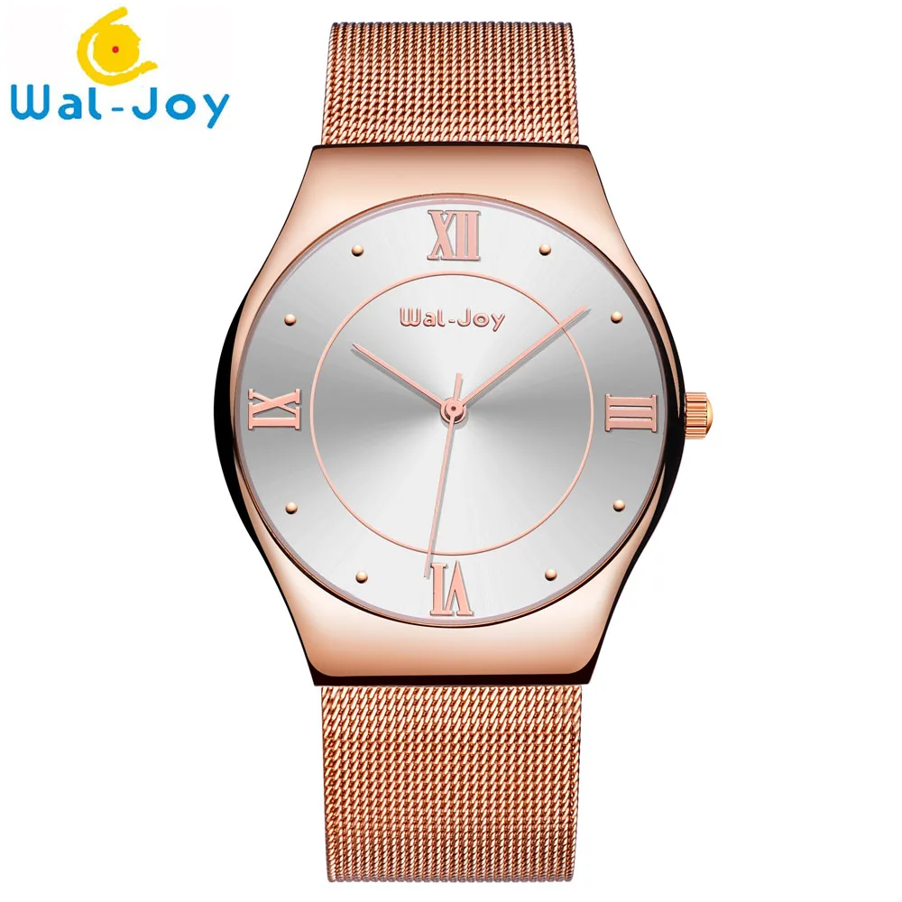 Часы Wal Joy мужские водонепроницаемые с металлическим ремешком
