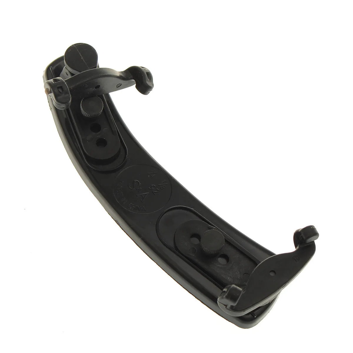 Черная Пластиковая регулируемая скрипка плечевая подставка для скрипки 1/2 1/4