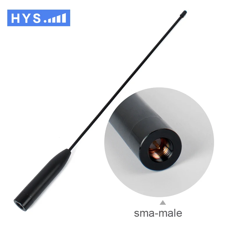 Tc r811 SMA мужчины 2 м/70 см Dual Band Мягкая оси Whip Телевизионные антенны для Портативный