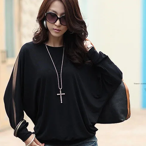 Tee Shirt Femme T Women poleras de mujer womens long sleeve tops black white t-shirt kawaii tshirt cotton Plus Size 2016 | Женская