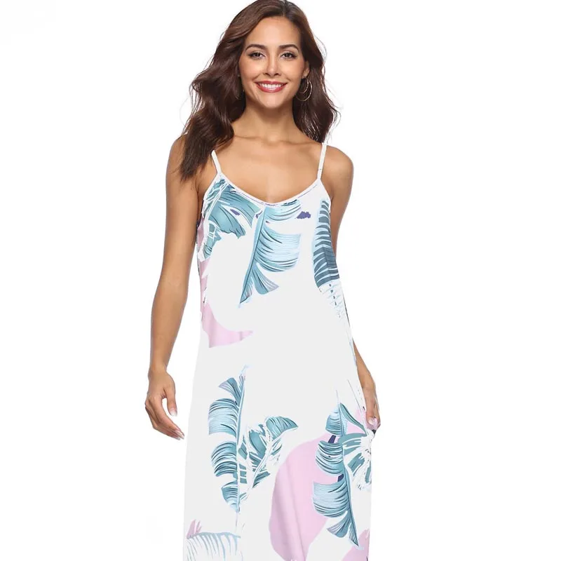 Fishhome 2019 Летняя женская одежда новый принт висит пропускная способность