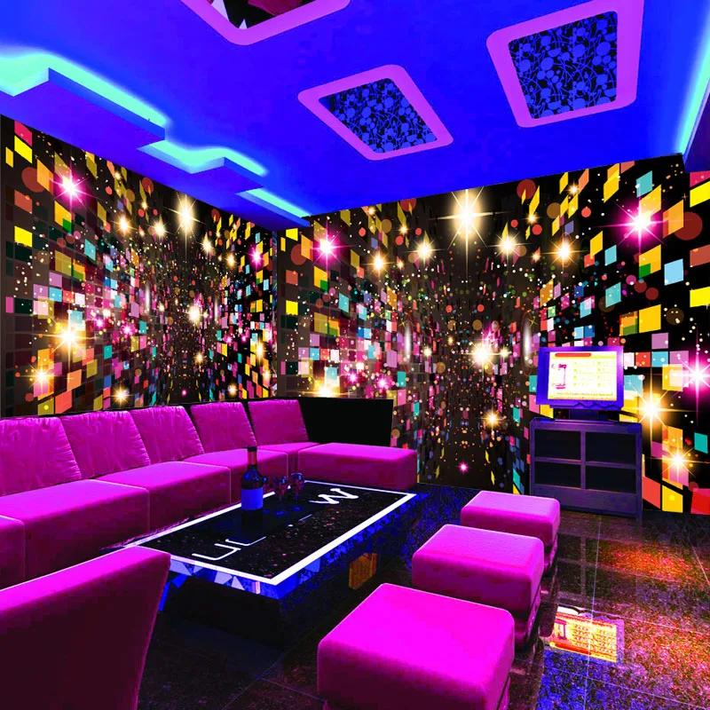 Beibehang Ktv персонализированные Настенные обои на заказ фотообои стереоскопические