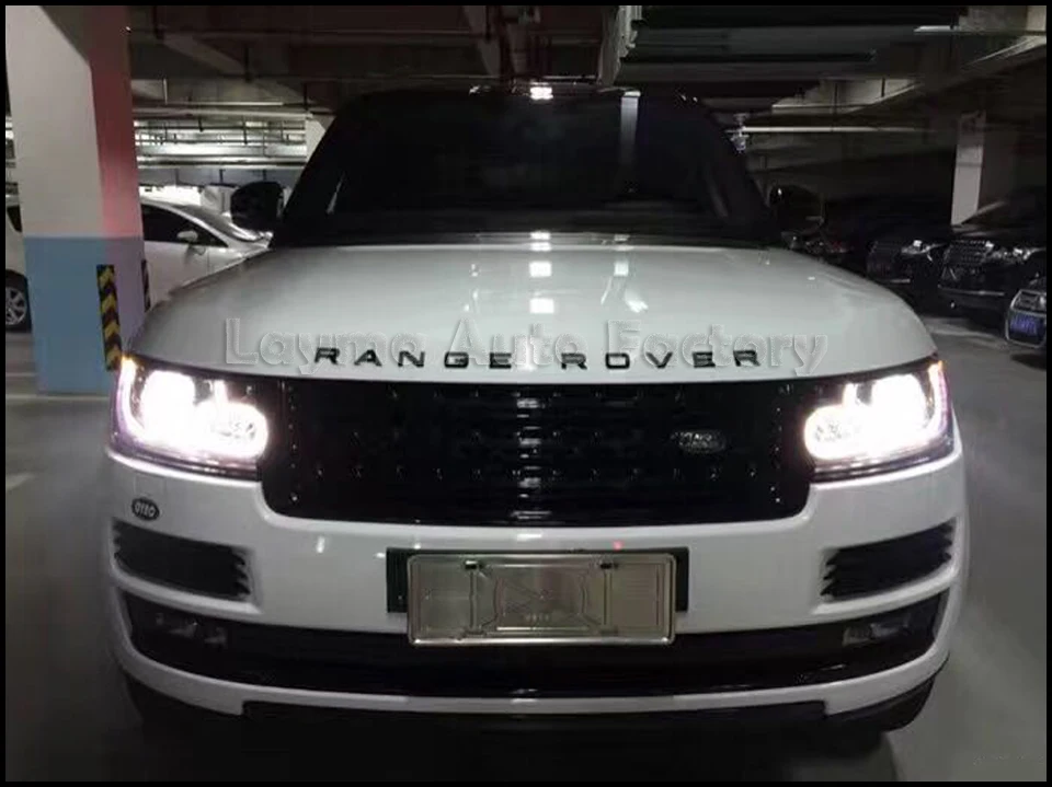 ABS Передние решетки для Land Rover Range Rover лет глянцевый черный цвет автомобиля бампер решетка