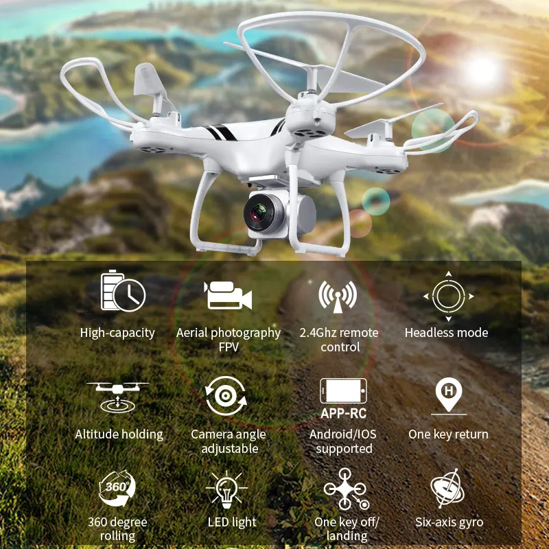 KY101S 5MP HD камера Квадрокоптер WiFi fpv Live Quadcopter высота удержания Hover RC вертолет 2 4G 6 оси