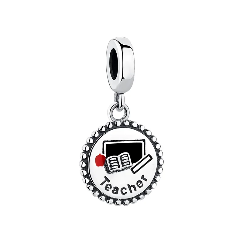 ELESHE, браслет Pandora, подвески, 925 пробы, серебро, Минни, счастливый глаз, сердце, бусины, прозрачный CZ, подвески, сделай сам, ювелирное изделие - Цвет: PY1804