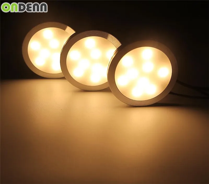 Беспроводной LED светильник для шкафа 3X2W с РЧ регулируемой яркостью и адаптером