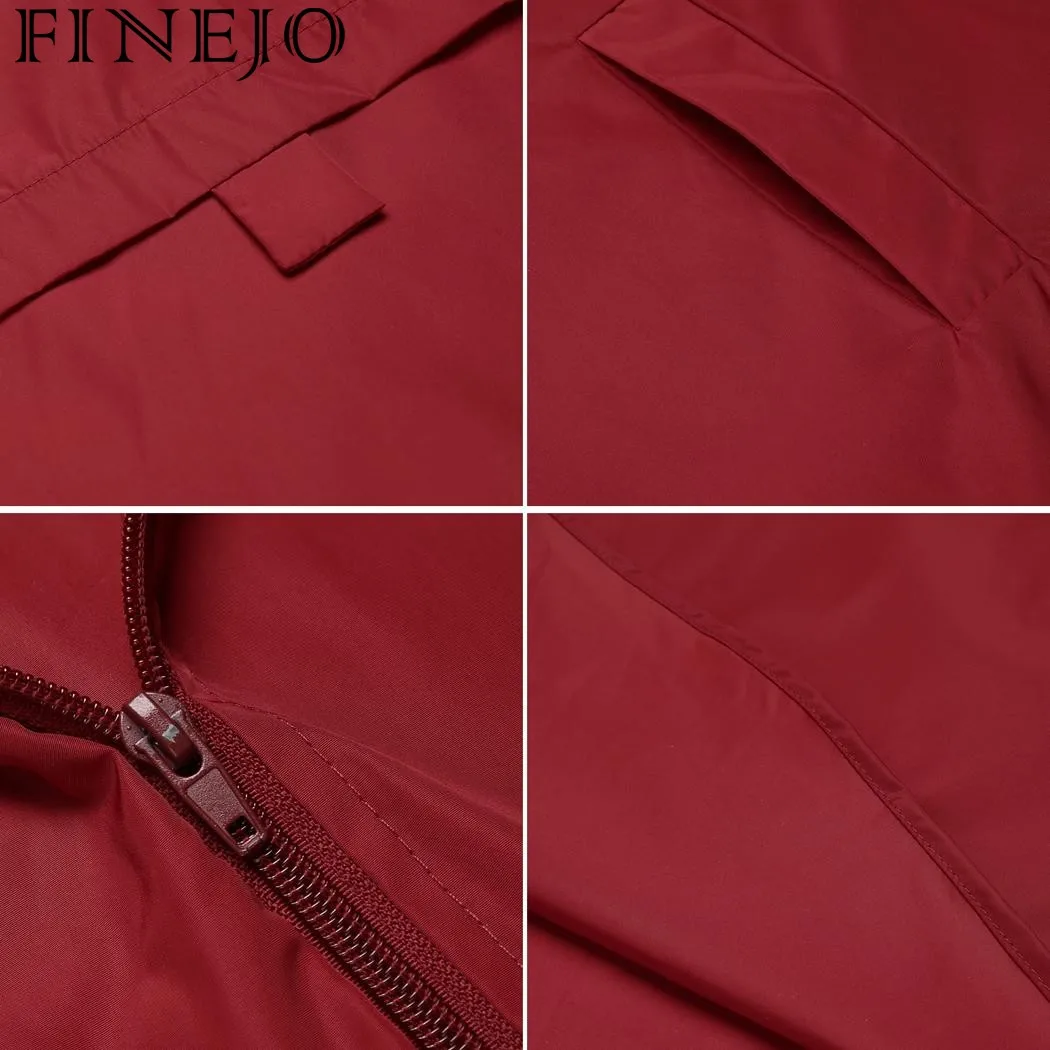 FINEJO Autumn Jacket Women Batwing Sleeve Hooded Cloak Raincoat Outwear Loose Coat Fashion Casual New 2017 11 | Женская одежда