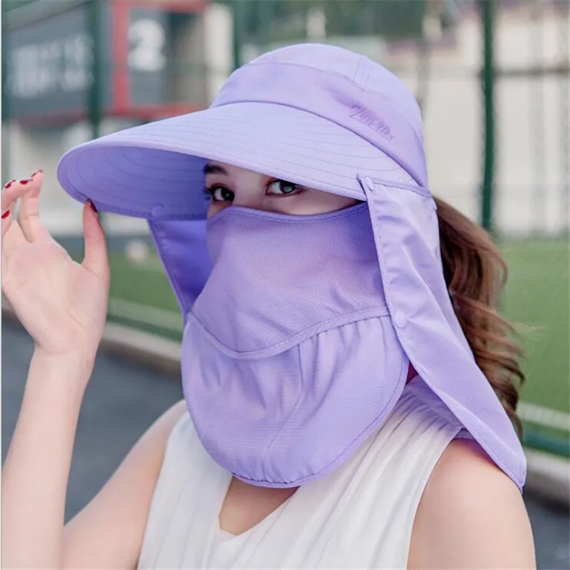 Летняя 2019 Защитная крышка для шеи Chapeu Feminino защита от ультрафиолета женские