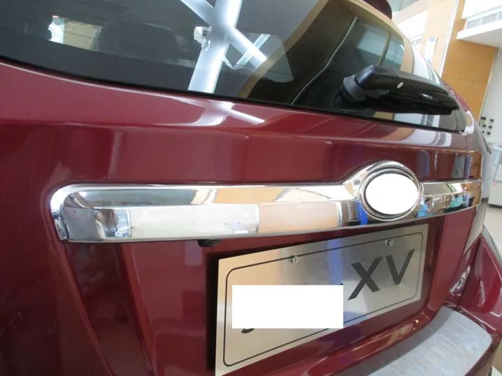 Хромированная Задняя Крышка багажника для Subaru XV 2013 2014 2015 2016 2017|Хромирование| |