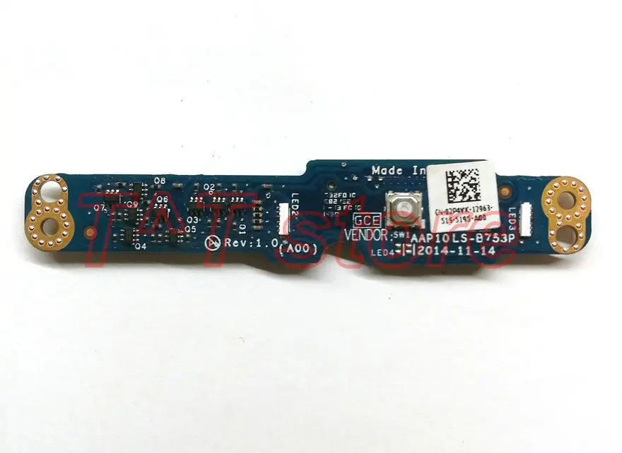 Новый оригинальный для Dell Alienware 15 R1 R2 17 R3 плата переключателя кнопки питания LS B753P