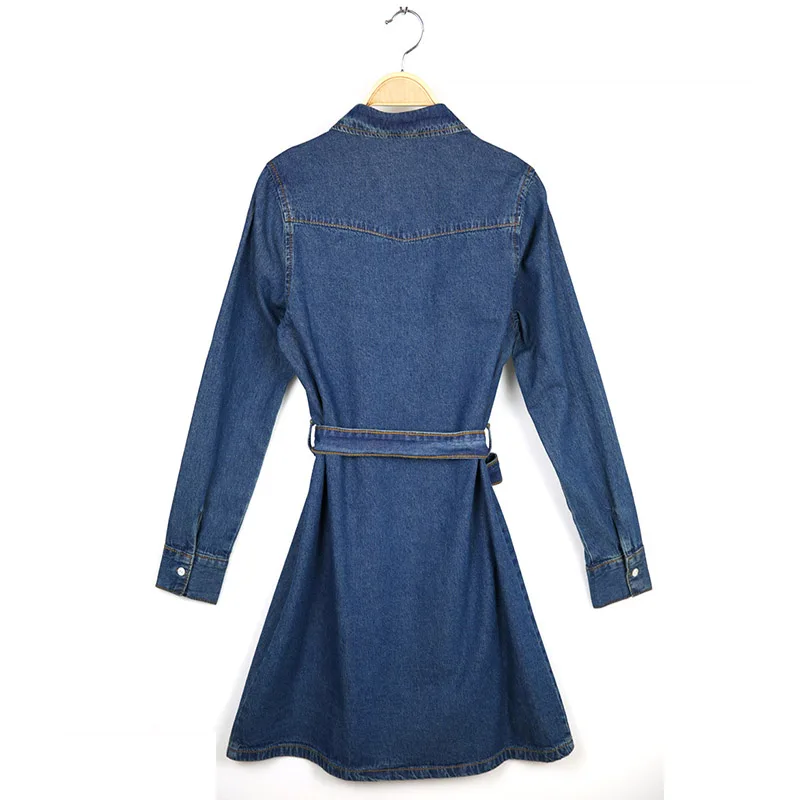 Хит 2017 женское джинсовое платье обтягивающее большого размера со средней