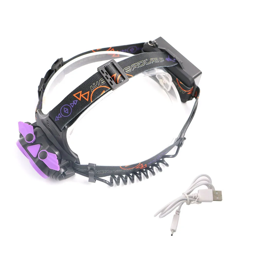 2 * L2 18650 лм Водонепроницаемый светодиодный фонарь с 4 режимами|head lamp light|charging