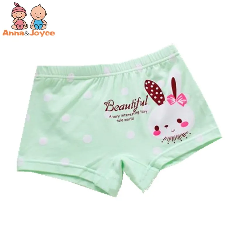 3 шт./лот Трусы боксеры с рисунком для девочек Детское нижнее белье Хлопковые